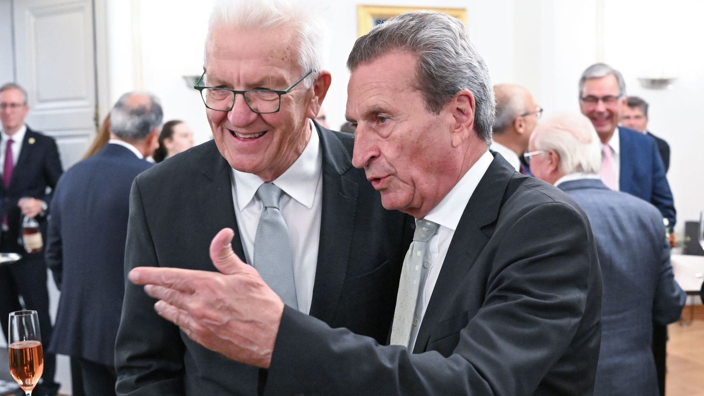 Ehemalige Ministerpräsidenten: Was sich Günther Oettinger von Winfried Kretschmann wünscht