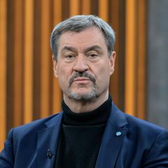Markus Söder während der TV-Sendung