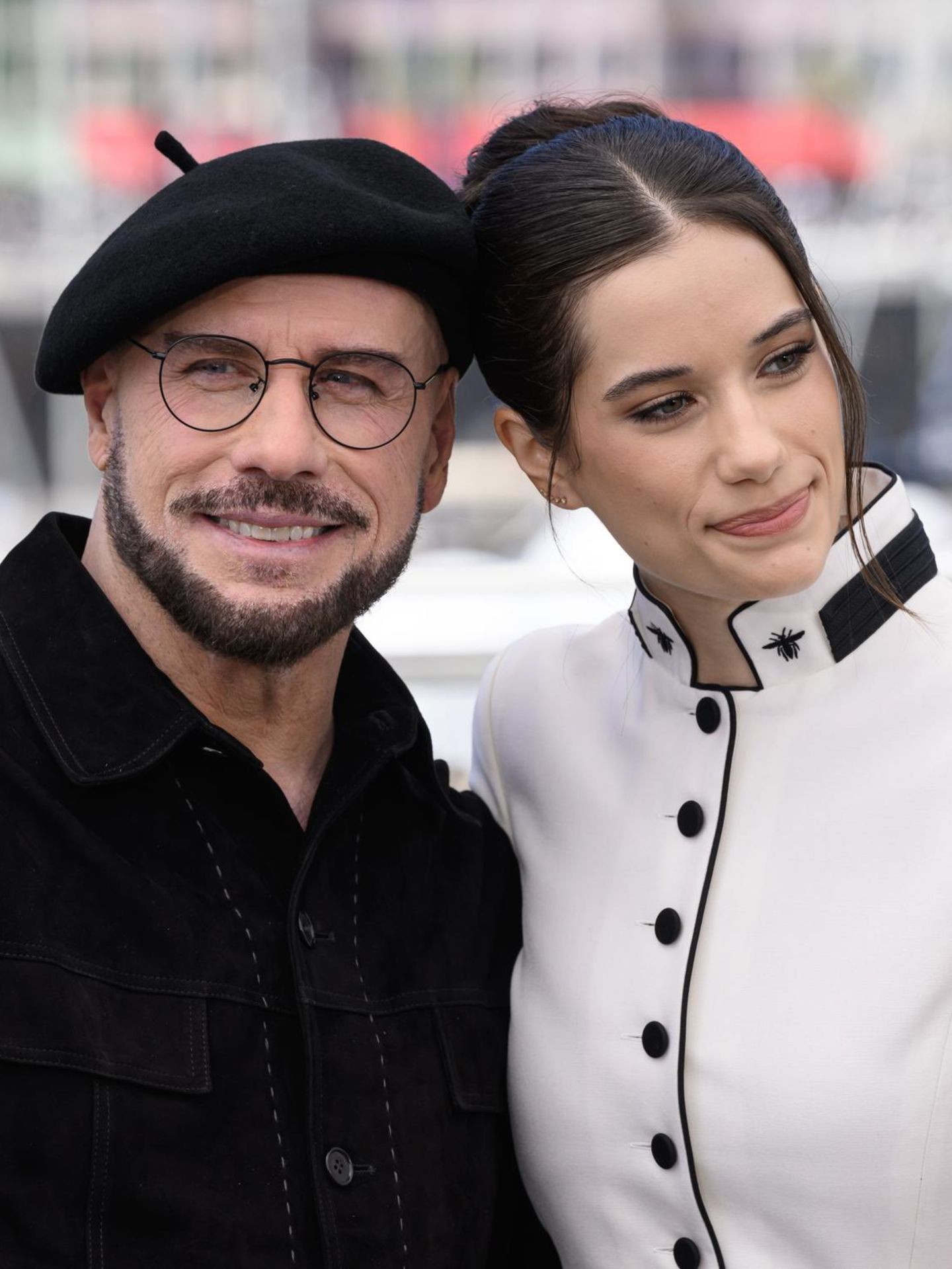 John Travolta und seine Tochter Ella in Cannes