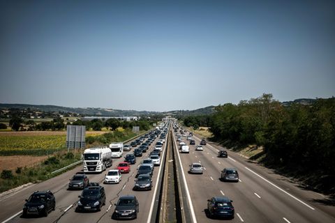 Volle Autobahn
