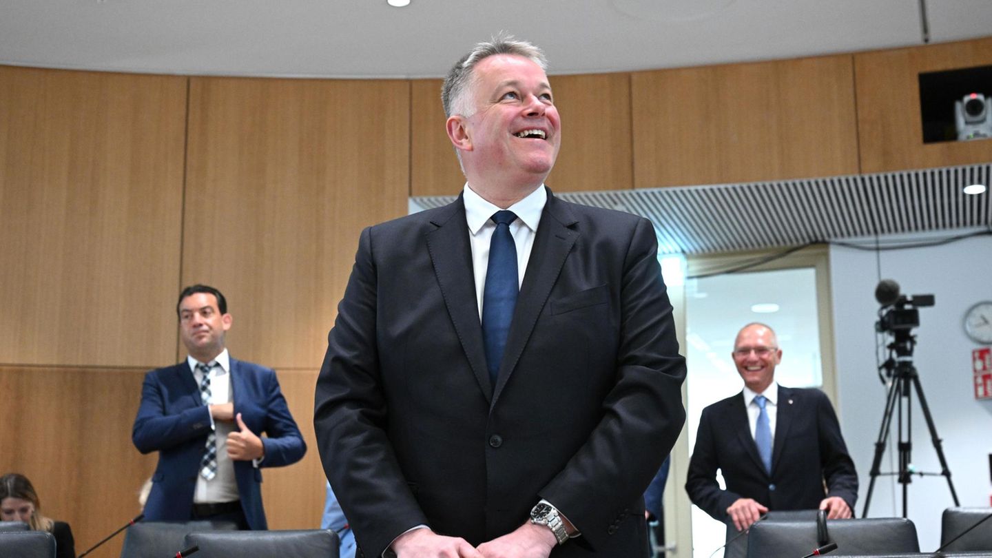 Gordon Schnieder zu Beginn der Konstituierenden Sitzung des Landtags von Rheinland-Pfalz