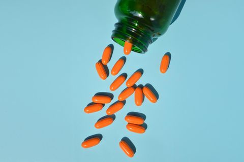 Orangene Vitamintabletten