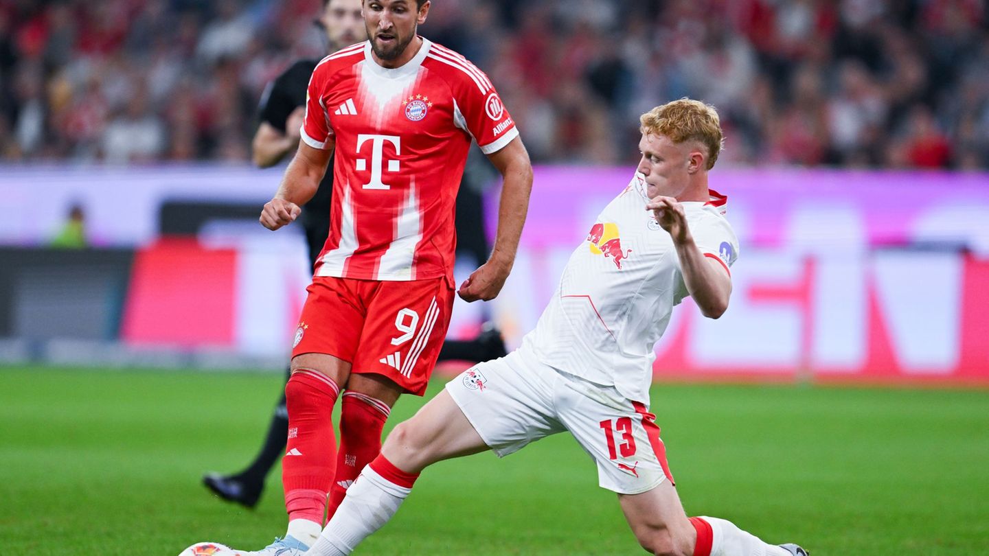 Der FC Bayern um Harry Kane (l) spielt gegen Leipzig in der Saisonvorbereitung. (Archivbild) Foto: Sven Hoppe/dpa