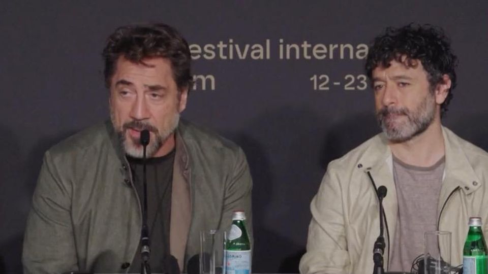 Schauspieler Javier Bardem (l.)