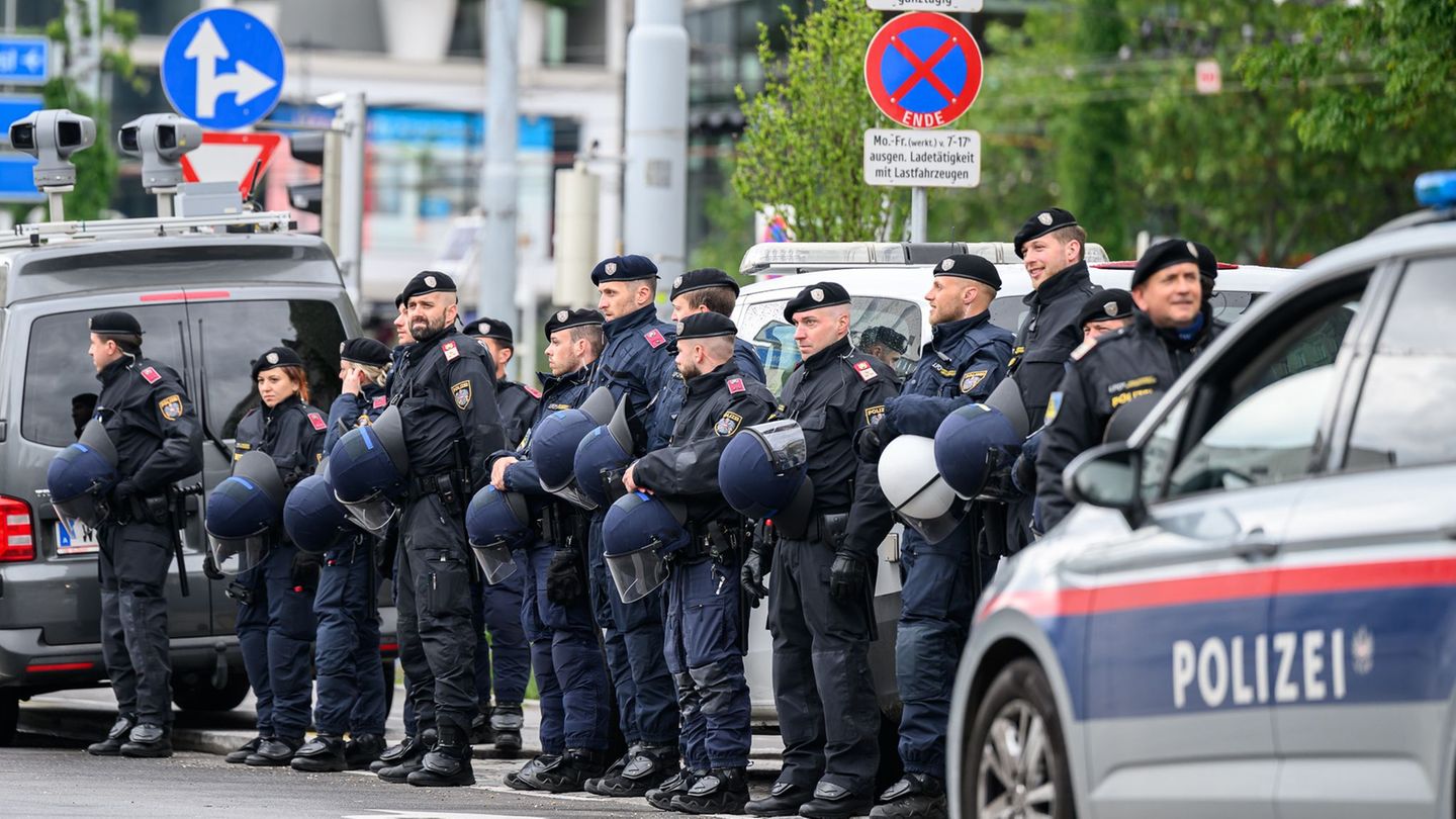 Die Sicherheitsbehörden ziehen eine positive ESC-Bilanz. Foto: Max Slovencik/APA/dpa