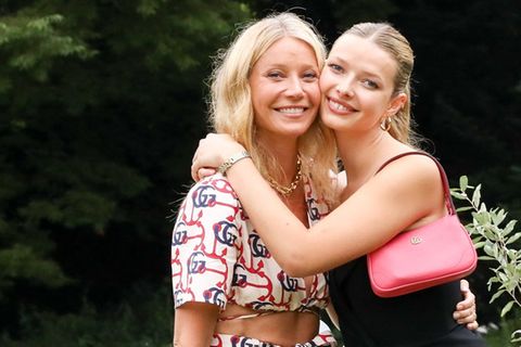 Gwyneth Paltrow (li.) mit ihrer Tochter Apple Martin.