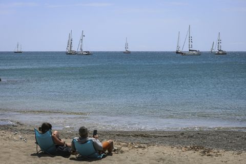 Schiffe der Global Sumud Flotilla