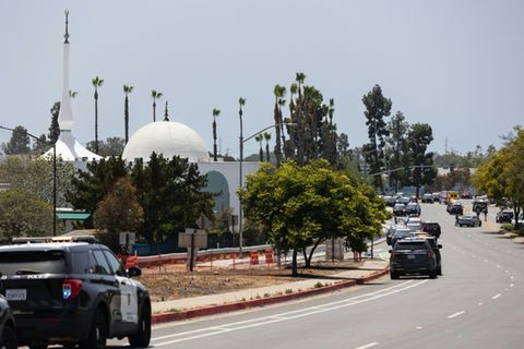Angegriffene Moschee in San Diego