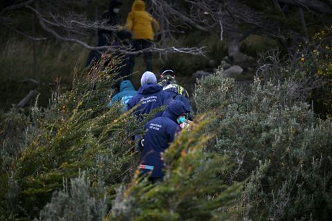 Wissenschaftler im argentinischen Ushuaia