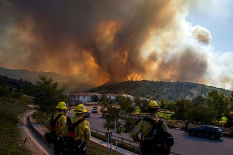 Feuer nordwestlich von Los Angeles
