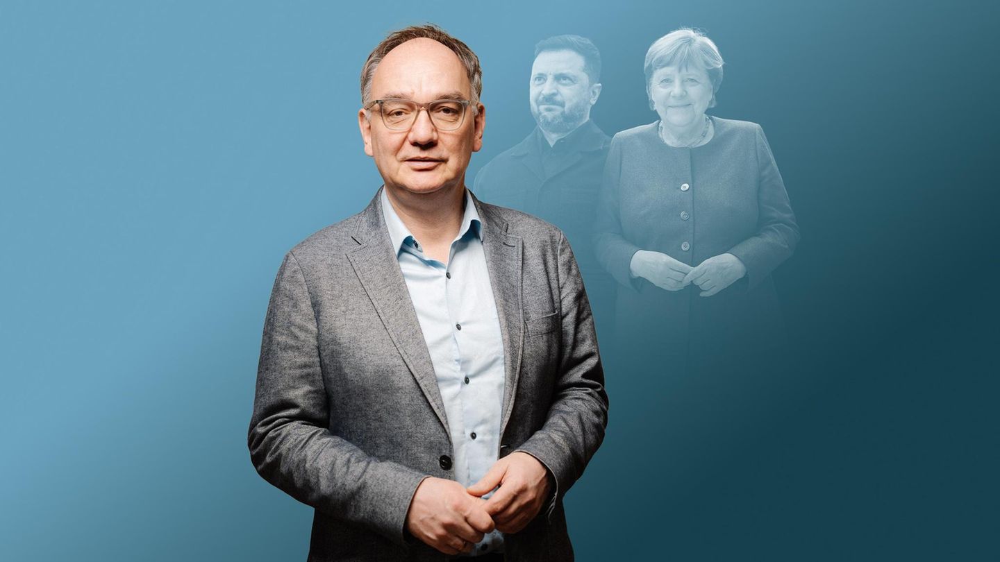 Illustration: Nico Fried, Angela Merkel und Tayyip Erdoğan