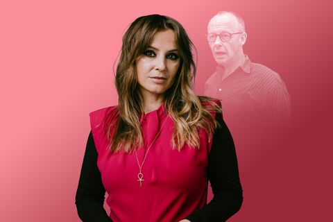 Jagoda Marinic und Kanzler Friedrich Merz in einer Collage