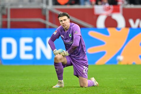 Der von RB Leipzig ausgeliehene Torhüter Timo Schlieck kämpft derzeit mit Fürth noch um den Klassenerhalt. (Archivbild) Foto: An