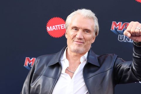 Der alte He-Man gibt seinen Segen: Dolph Lundgren bei der Premiere von "Masters of the Universe".