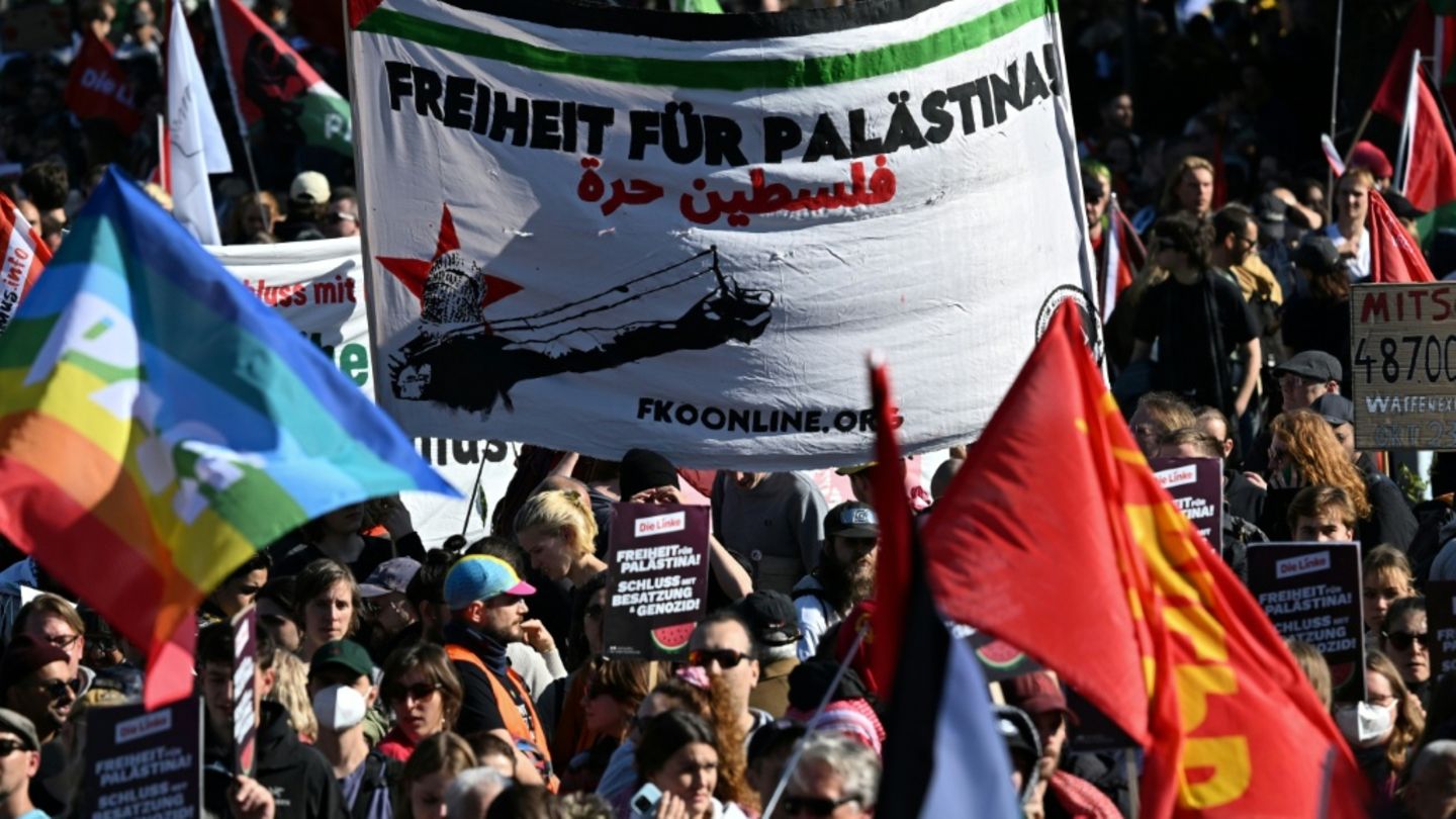 Propalästinensische Demonstration in Berlin