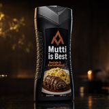 Fantasieverpackung eines Duschgels mit der Aufschritt Mutti ist Best