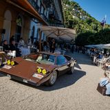 Ein brauner Lamborghini Countach