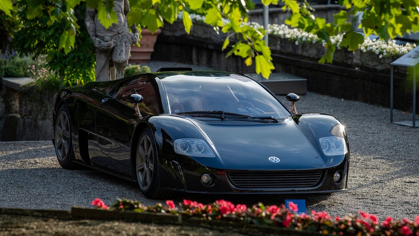 Ein schwarzer VW W12