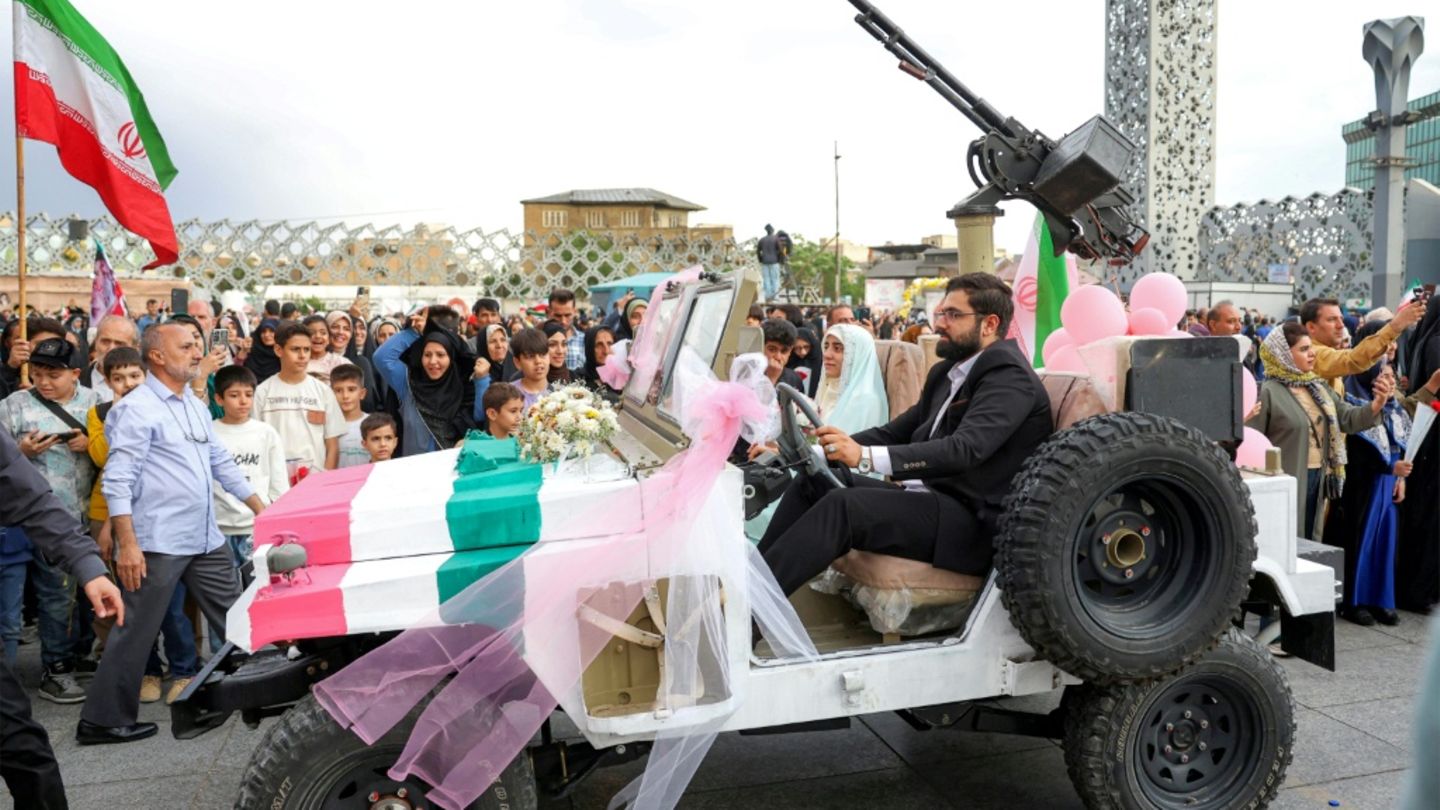 Hochzeitspaar in Teheran