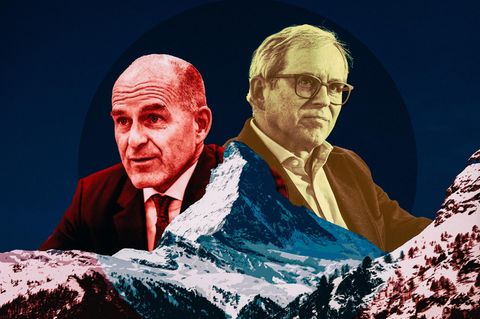 Montage: Die Tengelmann-Brüder und das Matterhorn