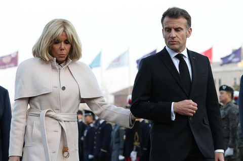 Emmanuel und Brigitte Macron