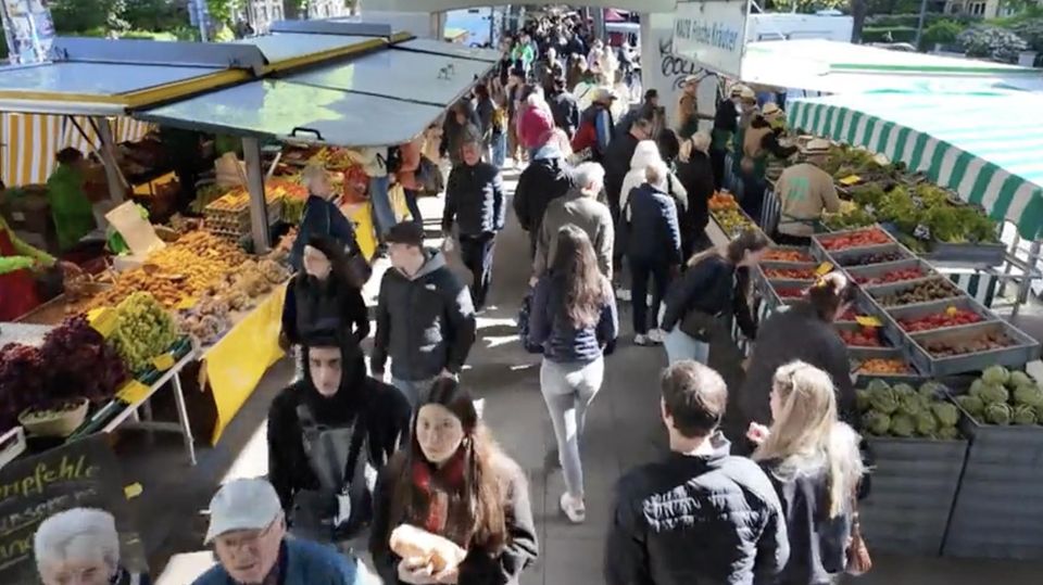 Der Hamburger Isemarkt