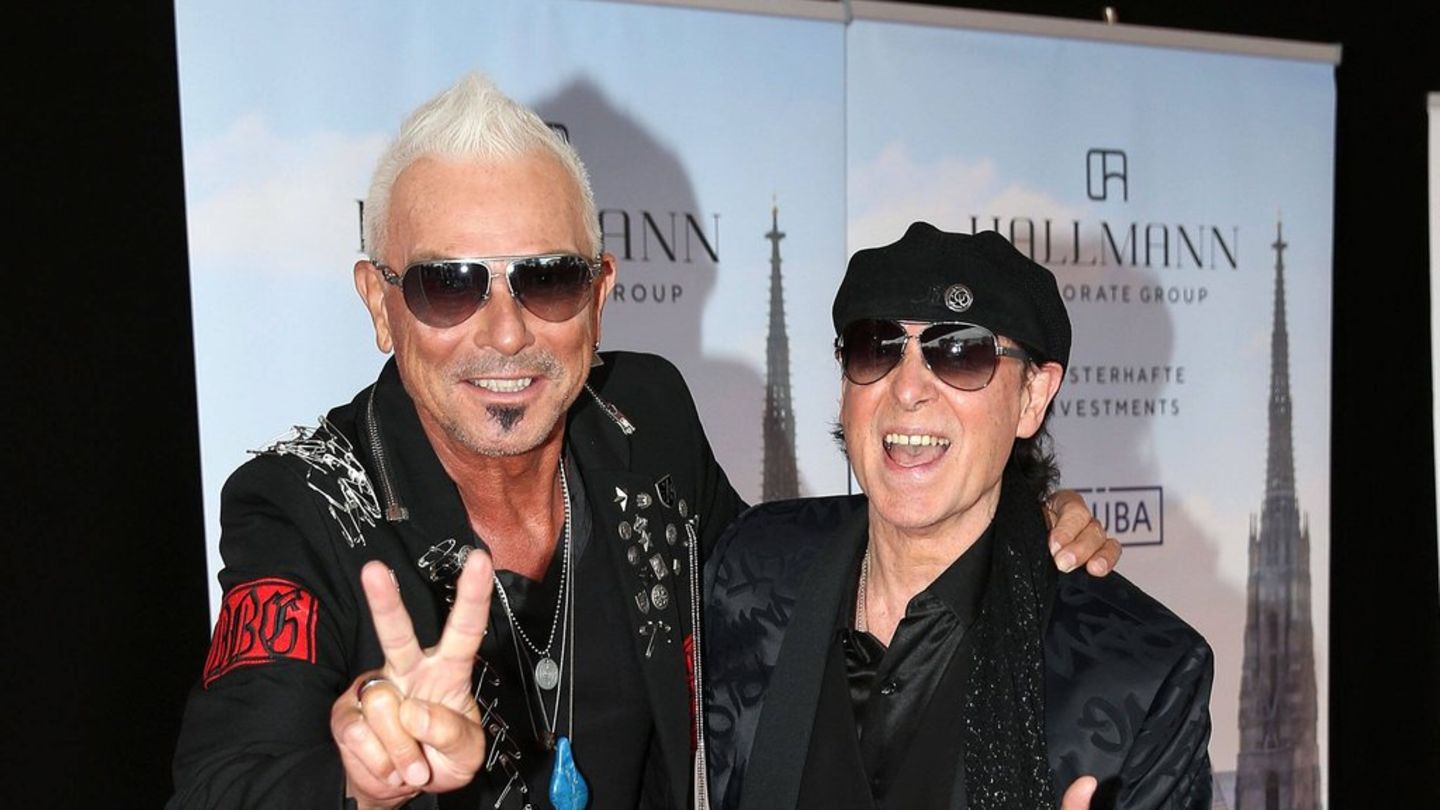 Gitarrist Rudolf Schenker (l.) und Sänger Klaus Meine haben mit ihrer Band Scorpions eine Weltkarriere hingelegt. Sie sind in