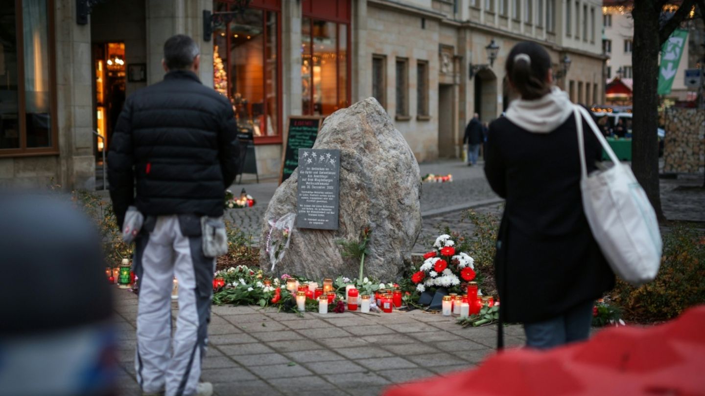 Gedenken an Anschlagsopfer in Magdeburg