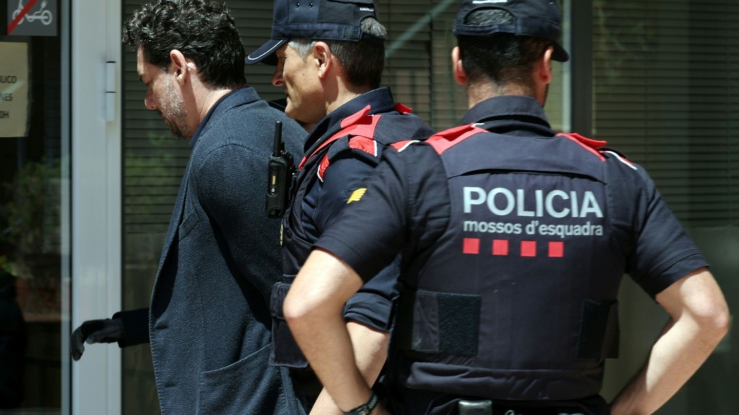 Jonathan Andic bei seiner Ankunft in Martorell