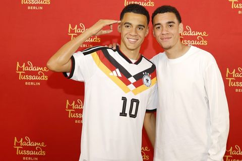 Jamal Musiala stand für seinen Doppelgänger vier Stunden Modell.