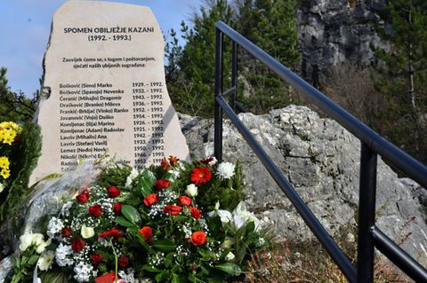 Gedenken an Opfer des Krieges in Sarajevo