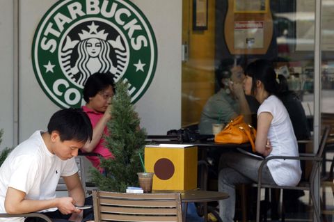 Starbucks-Filiale in Südkorea