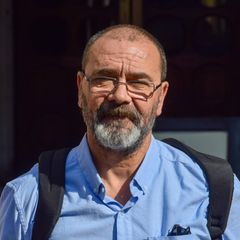 Andrew Malkinson 2023 auf dem Weg zum Berufungsgericht