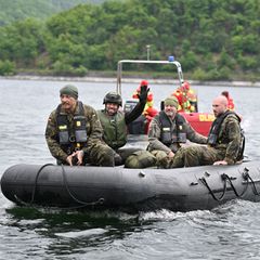 Hessen ist einer der Orte, wo Soldaten für Einsatze üben. Foto: Swen Pförtner/dpa