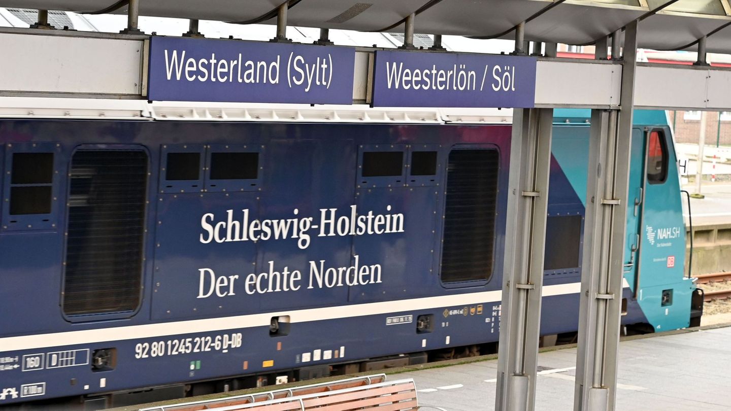 Der zweigleisige Ausbau der Marschbahn nach Sylt beschäftigt am Donnerstag den Bundestag. (Archivbild) Foto: Carsten Rehder/dpa