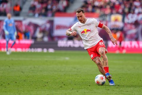 David Raum geht bei RB Leipzig in sein letztes Vertragsjahr. (Archivbild) Foto: Jan Woitas/dpa