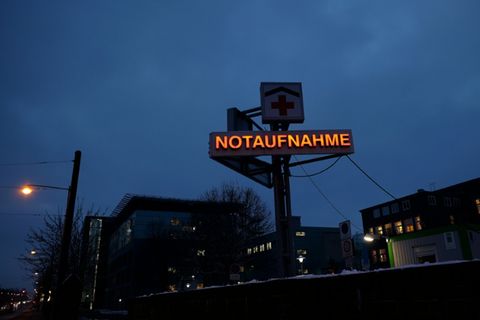 Notaufnahme eines Krankenhauses
