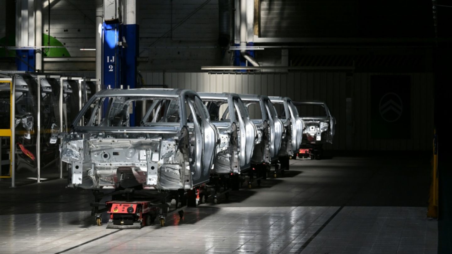 Citroën-Produktion in Chartres-de-Bretagne bei Rennes