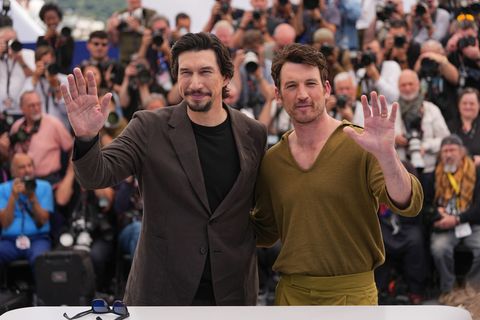 Filme miteinander konkurrieren zu lassen, widerspricht sich für Hollywood-Star Miles Teller (rechts). Mit Adam Driver posiert er