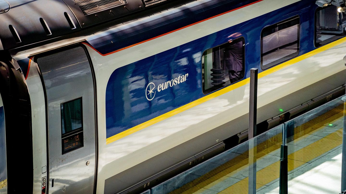 Ein Eurostar am Bahnsteig in Lille: Mit dem Zug durch die EU