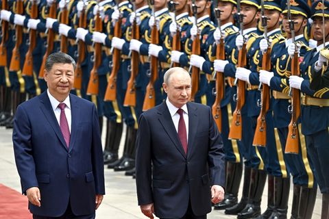 Treffen von Russlands und Chinas Staatschefs