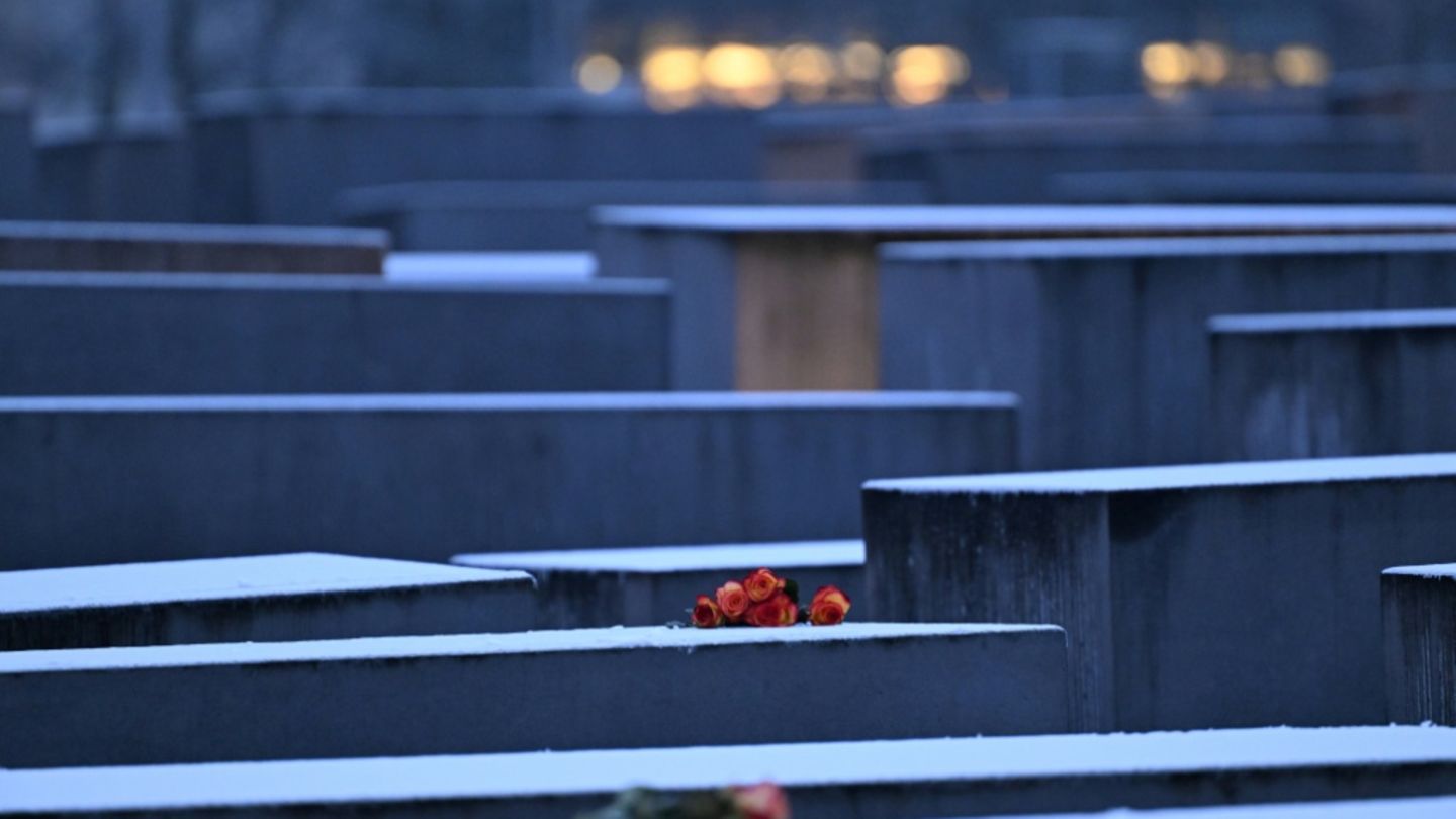 Rosen auf Berliner Holocaust-Mahnmal