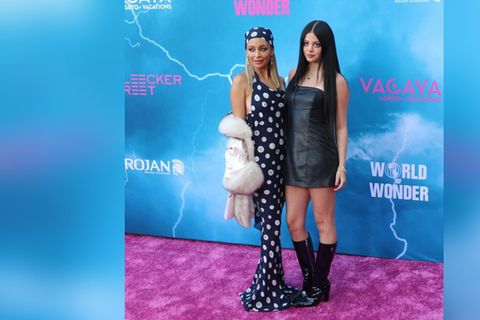 Nicole Richie und ihre Tochter Kate Madden bei der "Stop! That! Train!"-Premiere in Los Angeles.