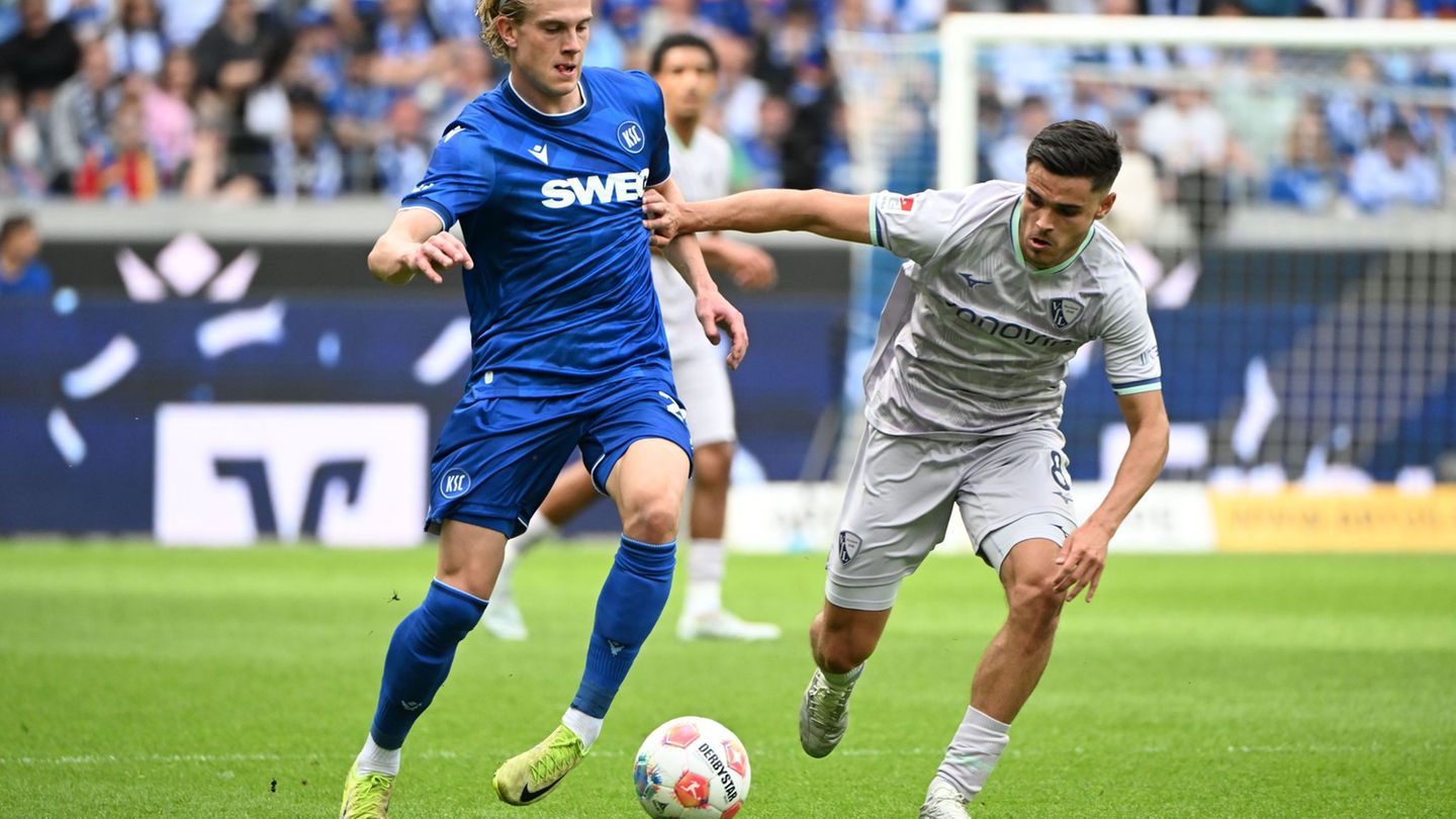 Wechselt vom KSC in die Bundesliga: David Herold. (Archivbild) Foto: Uli Deck/dpa