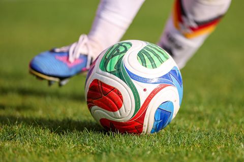 Nahaufnahme eines Fußballs