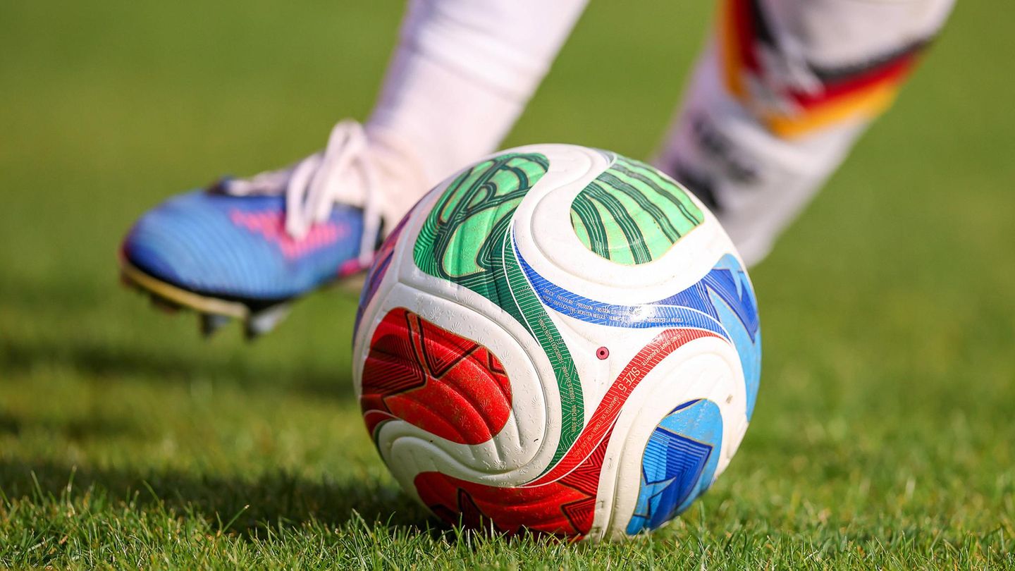 Nahaufnahme eines Fußballs