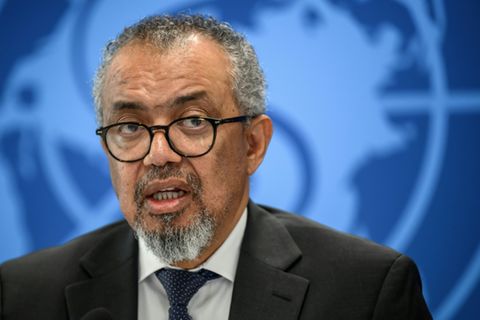 WHO-Chef Tedros in Genf