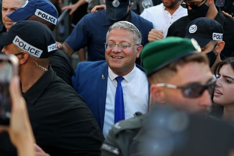 Israels Sicherheitsminister Itamar Ben Gvir am 14. Mai