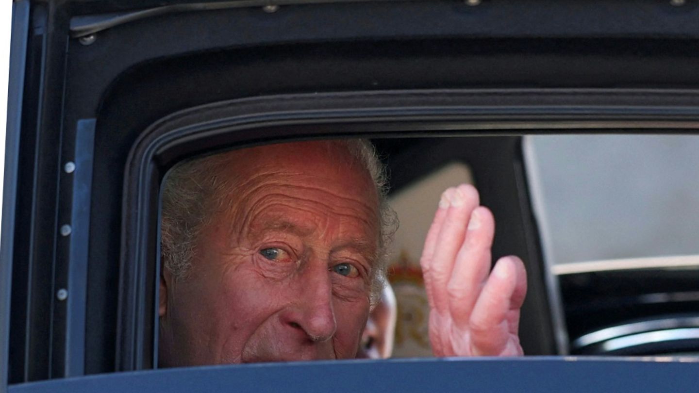 Der 77-jährige Monarch Charles III.