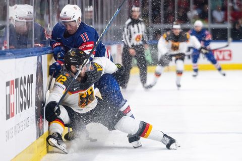 Deutschland zeigte gegen Weltmeister USA eine deutliche Leistungssteigerung. Foto: Andreas Becker/KEYSTONE/dpa